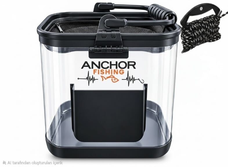Anchor Şeffaf Katlanır Yaşatma Kovası 24 cm
