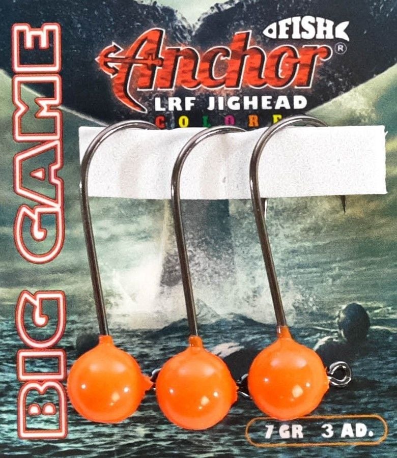 ANCHOR BİG GAME ORANGE COLORED 3/0 İĞNE JİGHEAD ADET