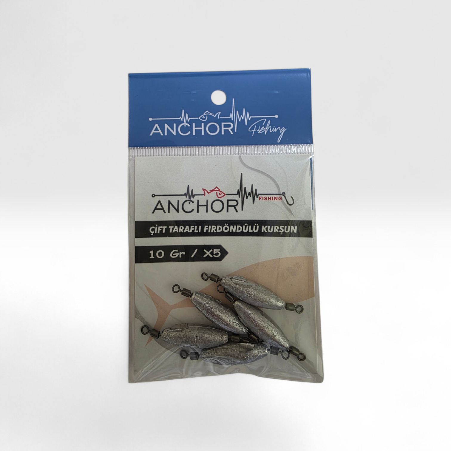 ANCHOR ÇİFTTARAFLI FIRDÖNDÜLÜ KURŞUN 5 Lİ PAKET